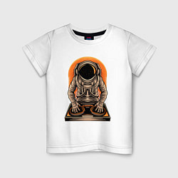 Детская футболка Космонавт диджей - cosmo DJ
