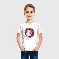 Футболка хлопковая детская Милая Русалочка Cute mermaid, цвет: белый — фото 2