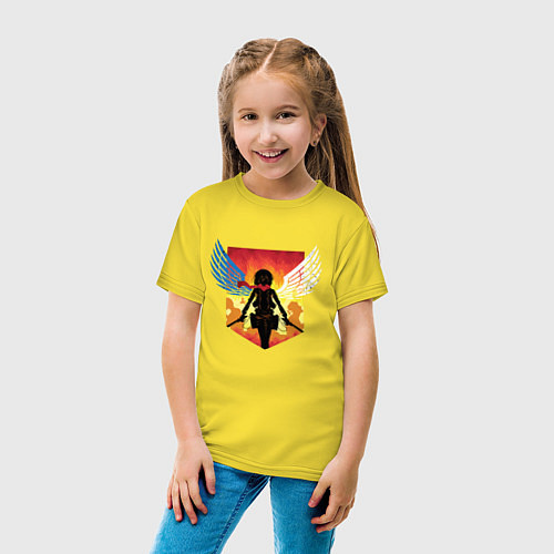 Детская футболка Mikaska / Желтый – фото 4