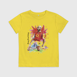 Футболка хлопковая детская Thierry Daniel Henry, цвет: желтый