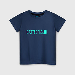Футболка хлопковая детская Battlefield 2042, цвет: тёмно-синий