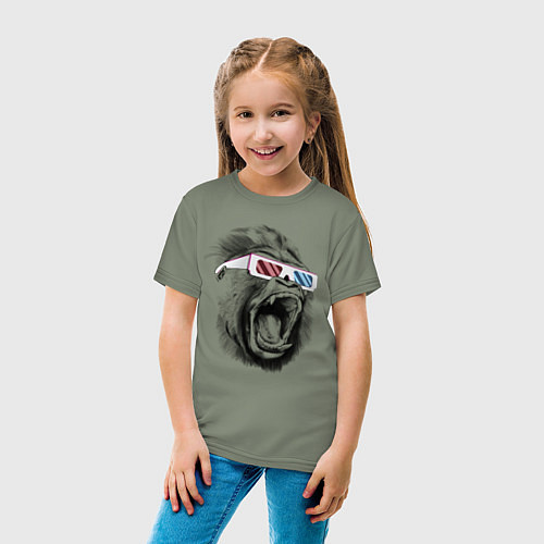 Детская футболка Дикая горилла / Авокадо – фото 4