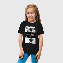 Футболка хлопковая детская Endure and survive, цвет: черный — фото 2