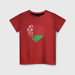 Детская футболка Сердце Беларуси