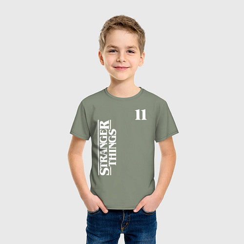 Детская футболка STRANGER THINGS 11 / Авокадо – фото 3