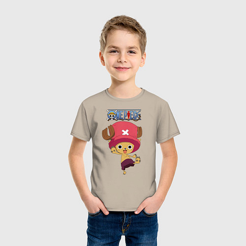 Детская футболка Тони Тони Чоппер One Piece / Миндальный – фото 3