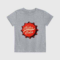 Футболка хлопковая детская Nuka Cola Fallout, цвет: меланж