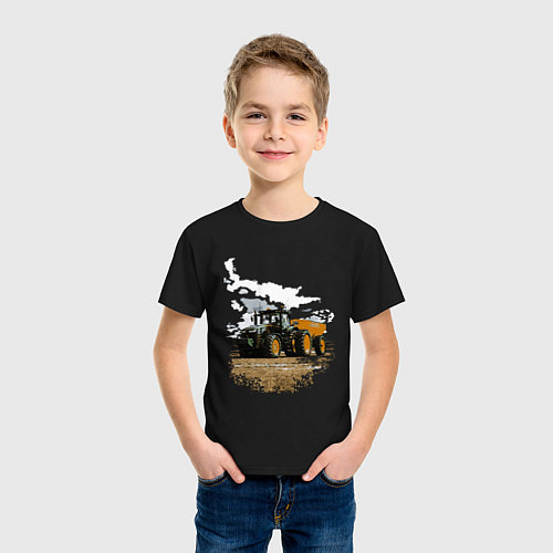 Детская футболка JOHN DEERE I Джон Дир! / Черный – фото 3