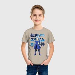 Футболка хлопковая детская Римуру Темпест, TenSura, цвет: миндальный — фото 2