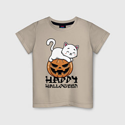 Детская футболка Kitten & Pumpkin