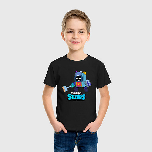 Детская футболка Злой Ash Brawl Stars Эш / Черный – фото 3