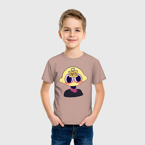 Детская футболка Lemonde / Пыльно-розовый – фото 3