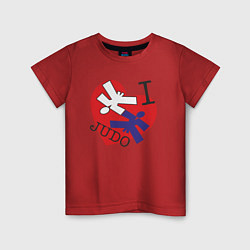 Детская футболка Люблю Дзюдо