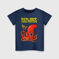 Футболка хлопковая детская RED HOT CHILI PEPPERS, цвет: тёмно-синий