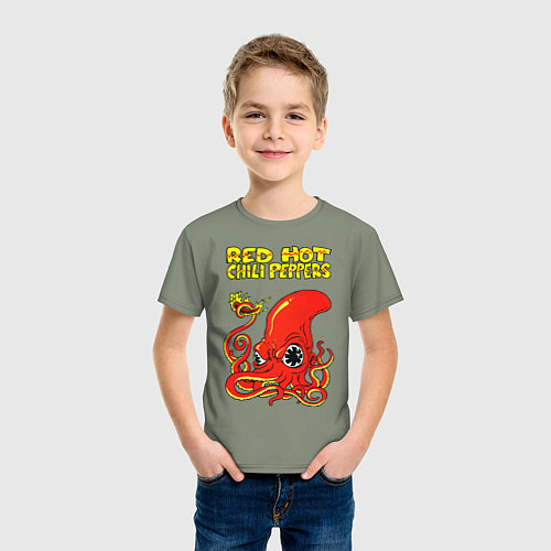 Детская футболка RED HOT CHILI PEPPERS / Авокадо – фото 3