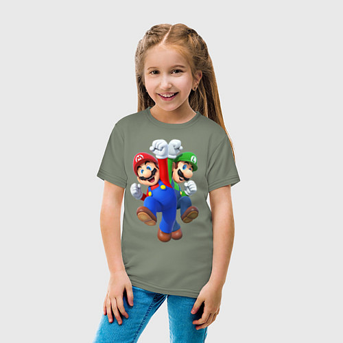 Детская футболка Mario Bros / Авокадо – фото 4