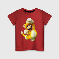 Детская футболка Mario cat