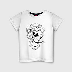 Детская футболка Бог Каонаси и Хаку Унесённые призраками