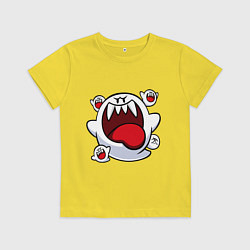 Футболка хлопковая детская Mario Bu, цвет: желтый