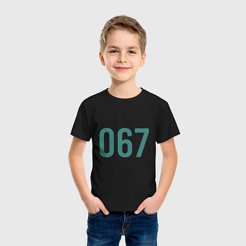 Детская футболка Игрок 067 / Черный – фото 3