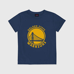 Футболка хлопковая детская Golden state Warriors NBA, цвет: тёмно-синий