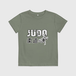 Футболка хлопковая детская Style Judo, цвет: авокадо