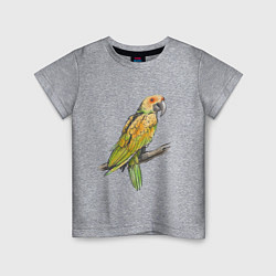 Детская футболка Любимый попугай