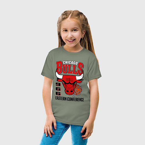 Детская футболка Chicago Bulls NBA / Авокадо – фото 4