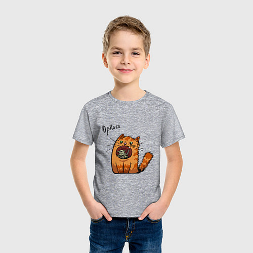 Детская футболка Оркота / Меланж – фото 3