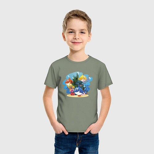 Детская футболка Три весёлых подружки / Авокадо – фото 3