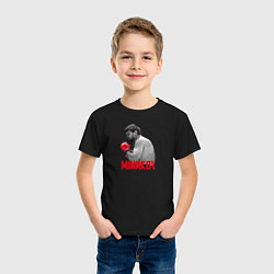 Футболка хлопковая детская Минаков, цвет: черный — фото 2