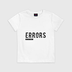 Футболка хлопковая детская Watch Dogs: Error, цвет: белый