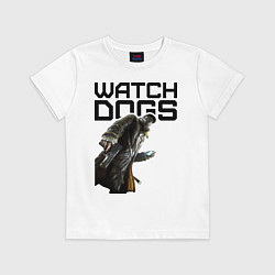 Футболка хлопковая детская Watch Dogs, цвет: белый