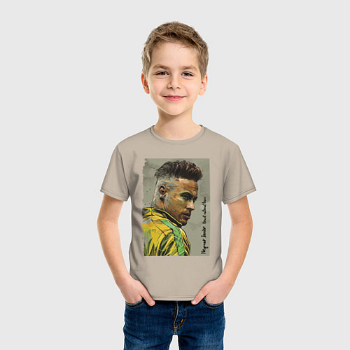 Детская футболка Neymar Junior - Brazil national team / Миндальный – фото 3