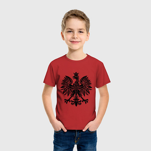 Детская футболка Имперский орел / Красный – фото 3