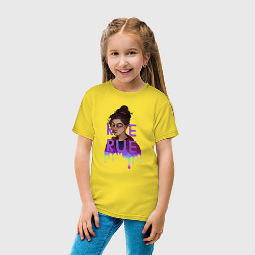 Детская футболка Rue / Желтый – фото 4