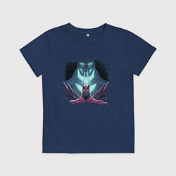 Футболка хлопковая детская Террорблэйд арт, цвет: тёмно-синий
