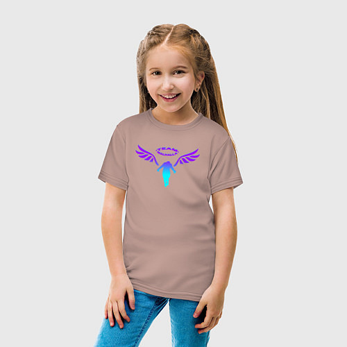 Детская футболка WALHALLA TEAM NEON LOGO ТОКИЙСКИЕ МСТИТЕЛИ / Пыльно-розовый – фото 4