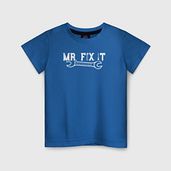 Футболка хлопковая детская Mr FIX IT, цвет: синий