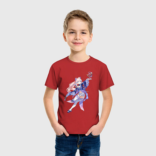 Детская футболка Кокоми готова к бою / Красный – фото 3