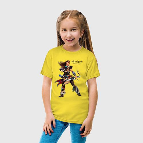 Детская футболка Элой с луком Horizon / Желтый – фото 4