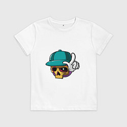 Футболка хлопковая детская Глорибой, цвет: белый