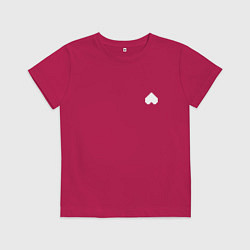 Футболка хлопковая детская Душа Монстра, цвет: маджента