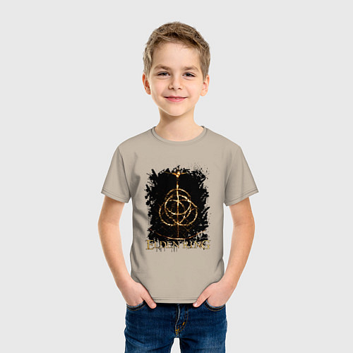 Детская футболка ELDEN RING SYMBOL LOGO / Миндальный – фото 3
