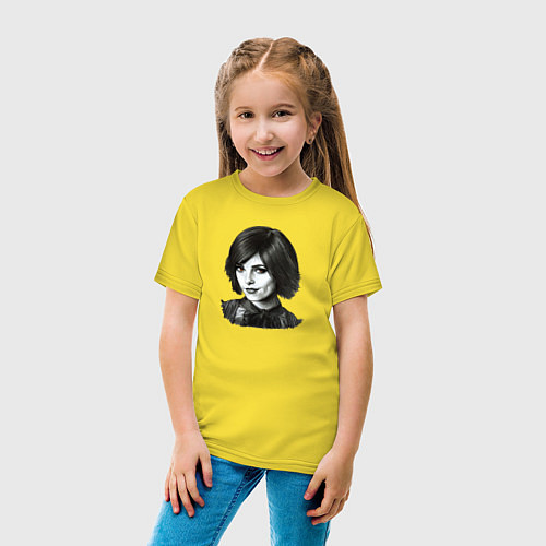 Детская футболка Элис / Желтый – фото 4