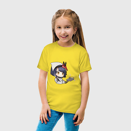 Детская футболка Вкусняшка от Сары / Желтый – фото 4