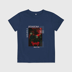 Футболка хлопковая детская Guts team, цвет: тёмно-синий