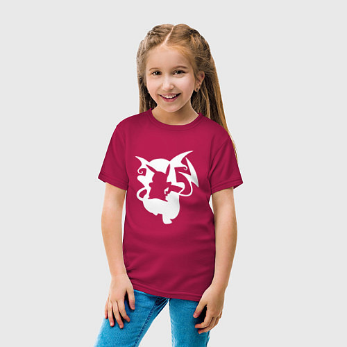 Детская футболка Эволюция Пикачу / Маджента – фото 4