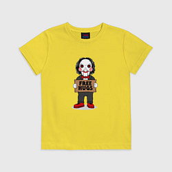 Футболка хлопковая детская Free Billy Hugs, цвет: желтый