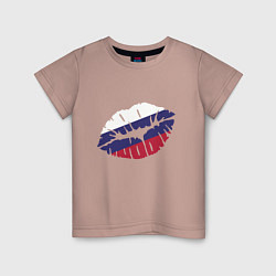 Детская футболка Russian Kiss
